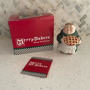 Merry Makers Dept 56 Simon the Pieman with Box